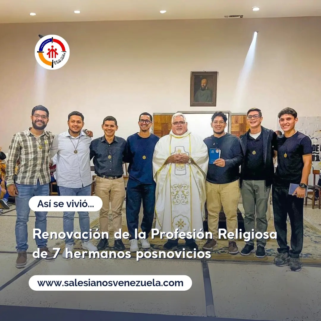 Venezuela |  7 hermanos renuevan su profesión religiosa