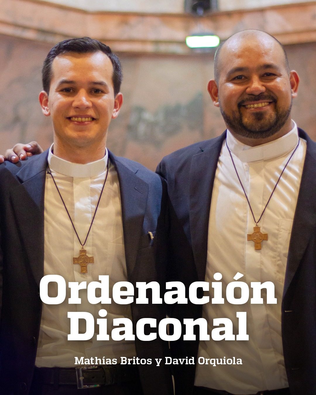 Mathías Britos y David Orquiola recibirán la Ordenación Diaconal